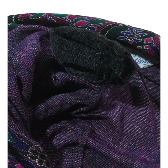 Vintage Womens Blazer Soft Shell Light Jacket Cropped Damask Pattern Medium M - Picture 14 of 14